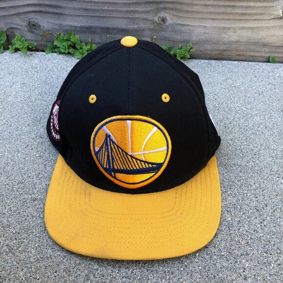 MITCHELL & NESS Golden State Warriors Fitted Hat 7 1/2 Western Conference Cap - Picture 1 of 7